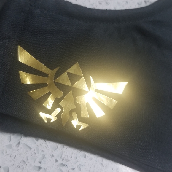 Legend Of Zelda fabric mask with nose wire/pocket - Picture 3 of 8
